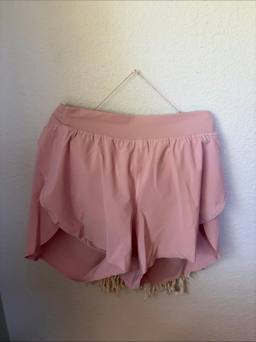 lululemon athletica Dusty Pink Layered Running Shorts